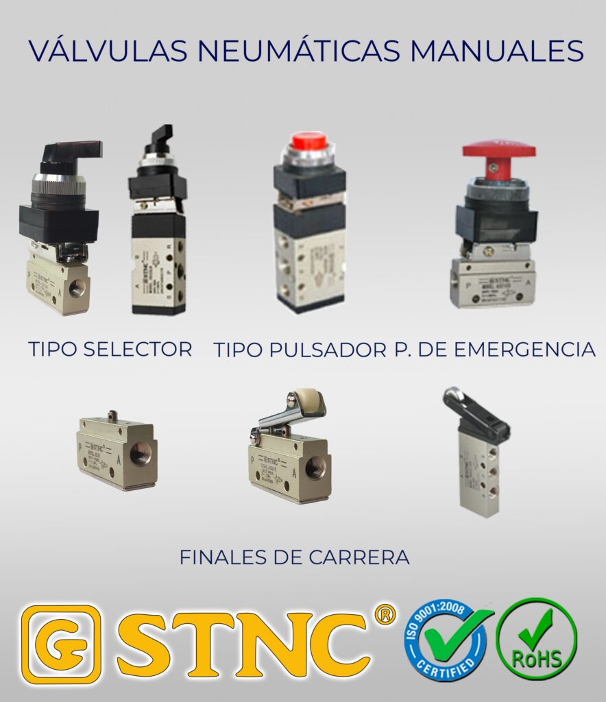 16 valvulas neumaticas manuales